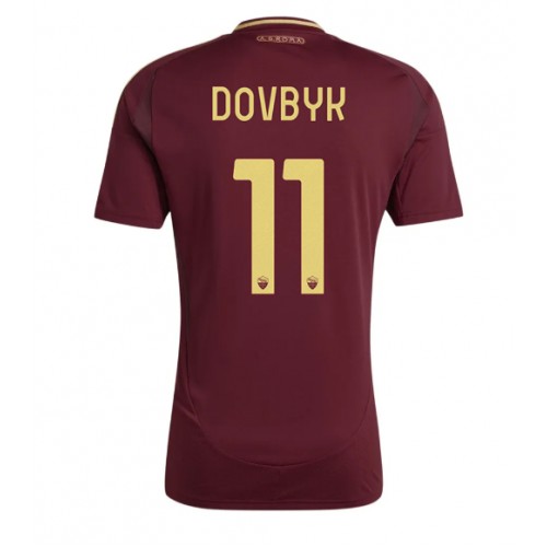 Moški Nogometni dresi AS Roma Artem Dovbyk #11 Domači 2024-25 Kratek Rokav